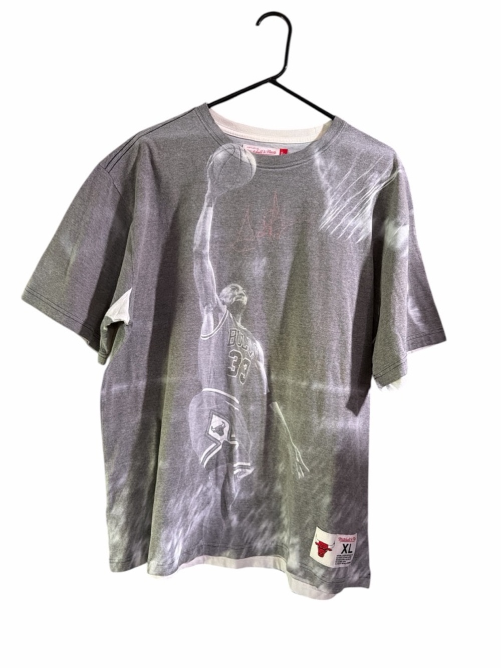 Mitchell & Ness Scotty Pippen Above The Net Tee Mens XL